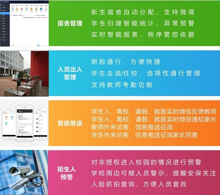智慧校园系统，校园人脸识别系统管理